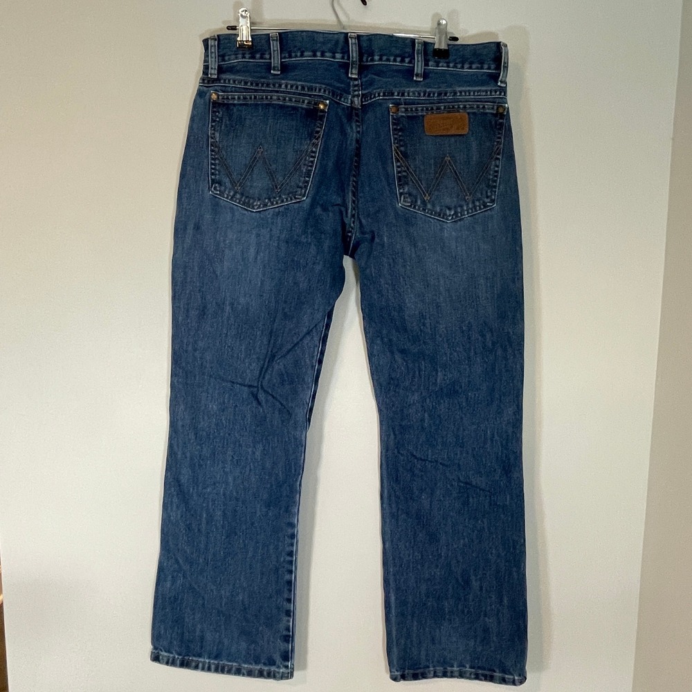 Wrangler Retro Slim Bootcut Jeans Mens 77MWZRW Denim Blue Medium Wash 34x30